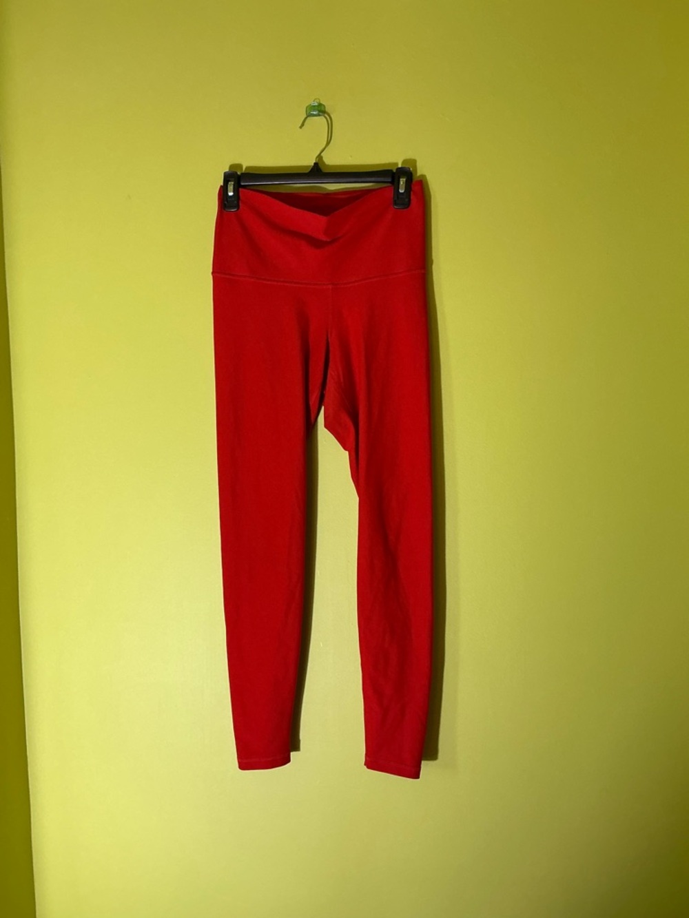 Old Navy Bright Red Extra High-Rise Leggings